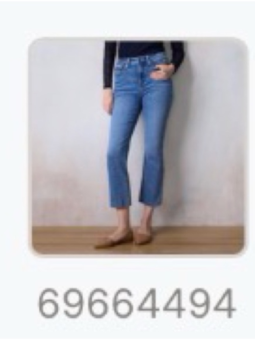 Women's LC Lauren Conrad High Rise
Cropped Kickflare Jeans Lc Willow Wash